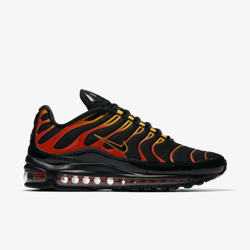 Black and orange outlet air max 97 plus